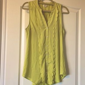 Anthropologie button down tank